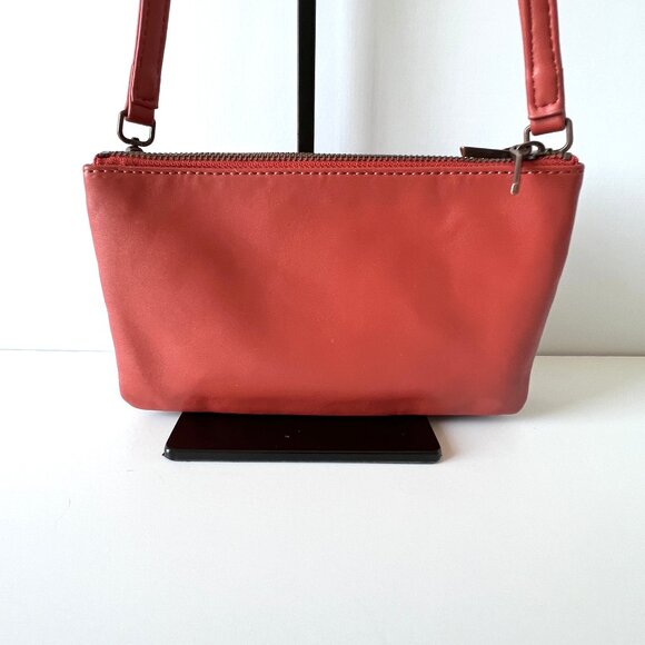 Matt & Nat Triple Crossbody Bag, Rust Orange, Detachable Strap, VGC! - Picture 2 of 16